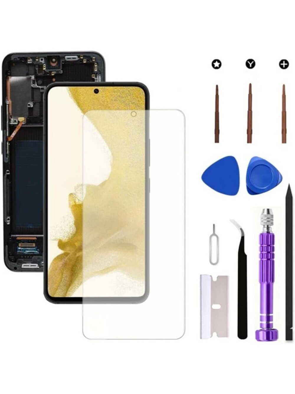 AMOLED LCD Screen Replacement for Galaxy S22 Plus 5G - Touch Digitizer Assembly